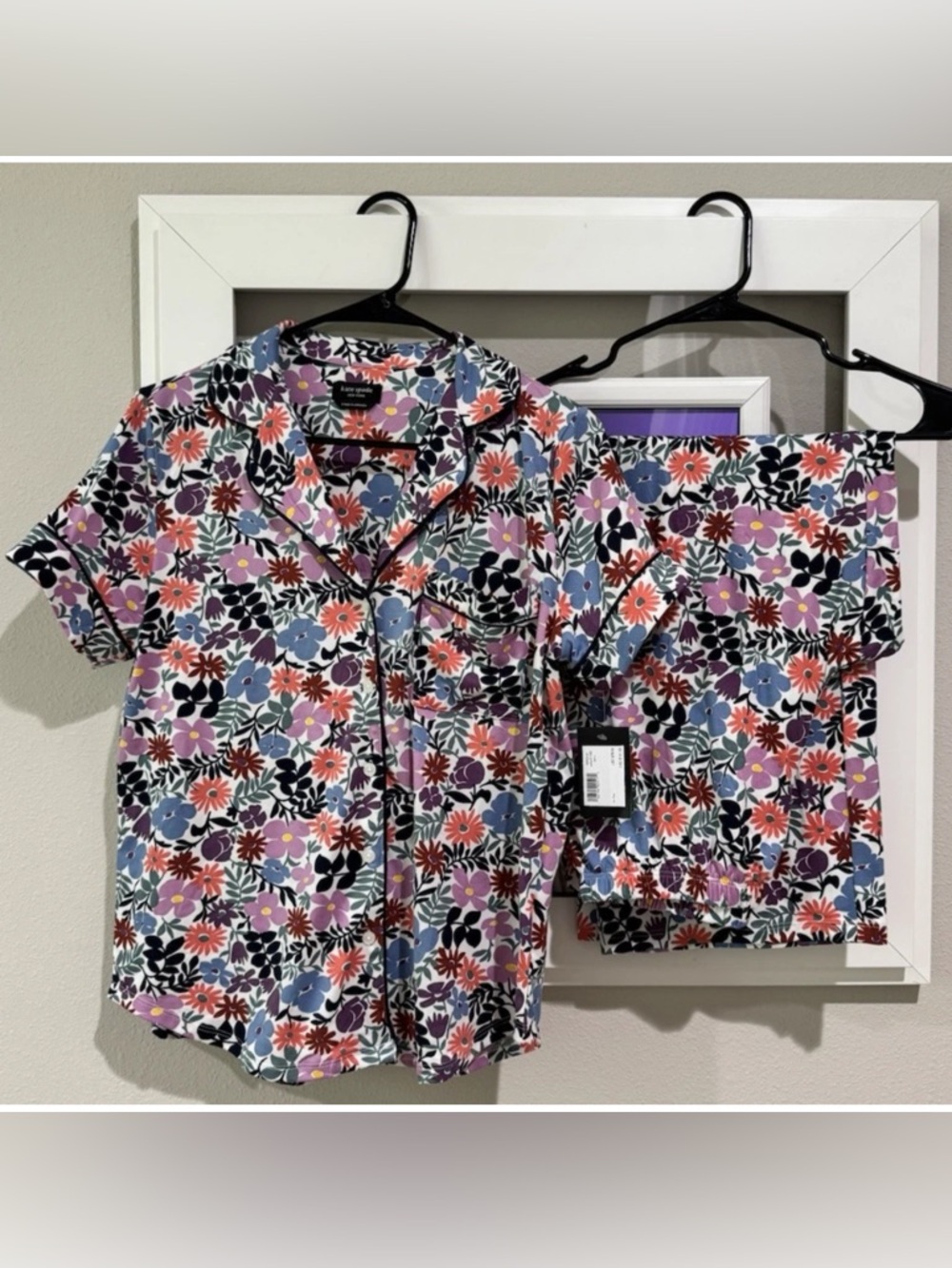 NWT Kate Spade spring floral pj Pajama set